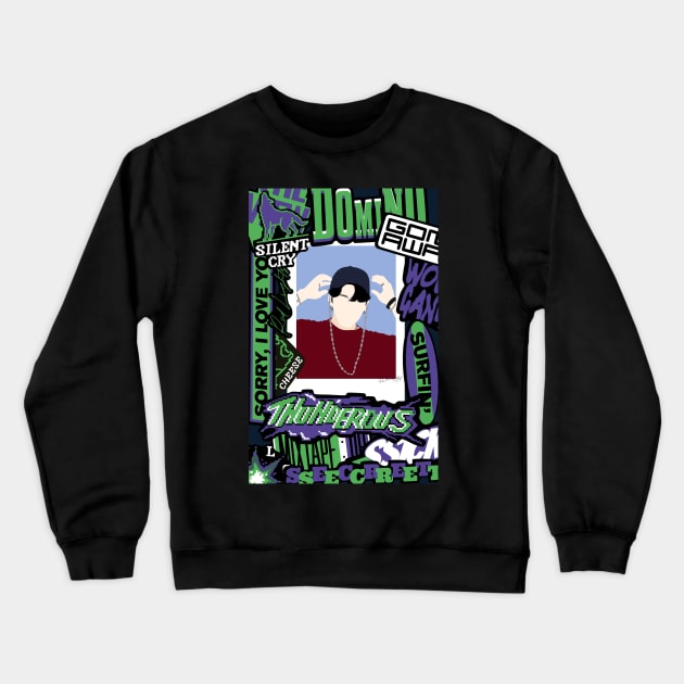 The one shouting - SKZ Crewneck Sweatshirt by LChiaraArt